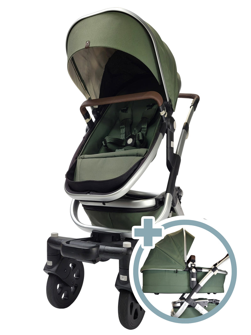 Joolz Geo 2 Kombikinderwagen Grau: Wanne, Sitz & umbaubar zum Duo