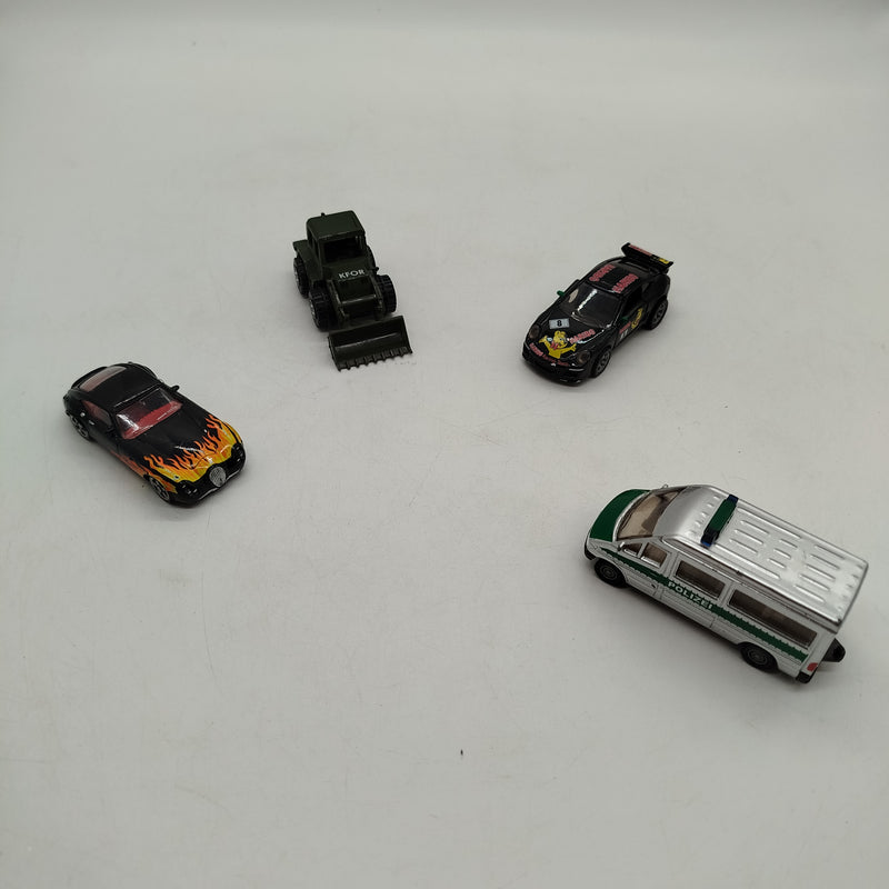 SIKU Bundle Fahrzeuge 4x Autos