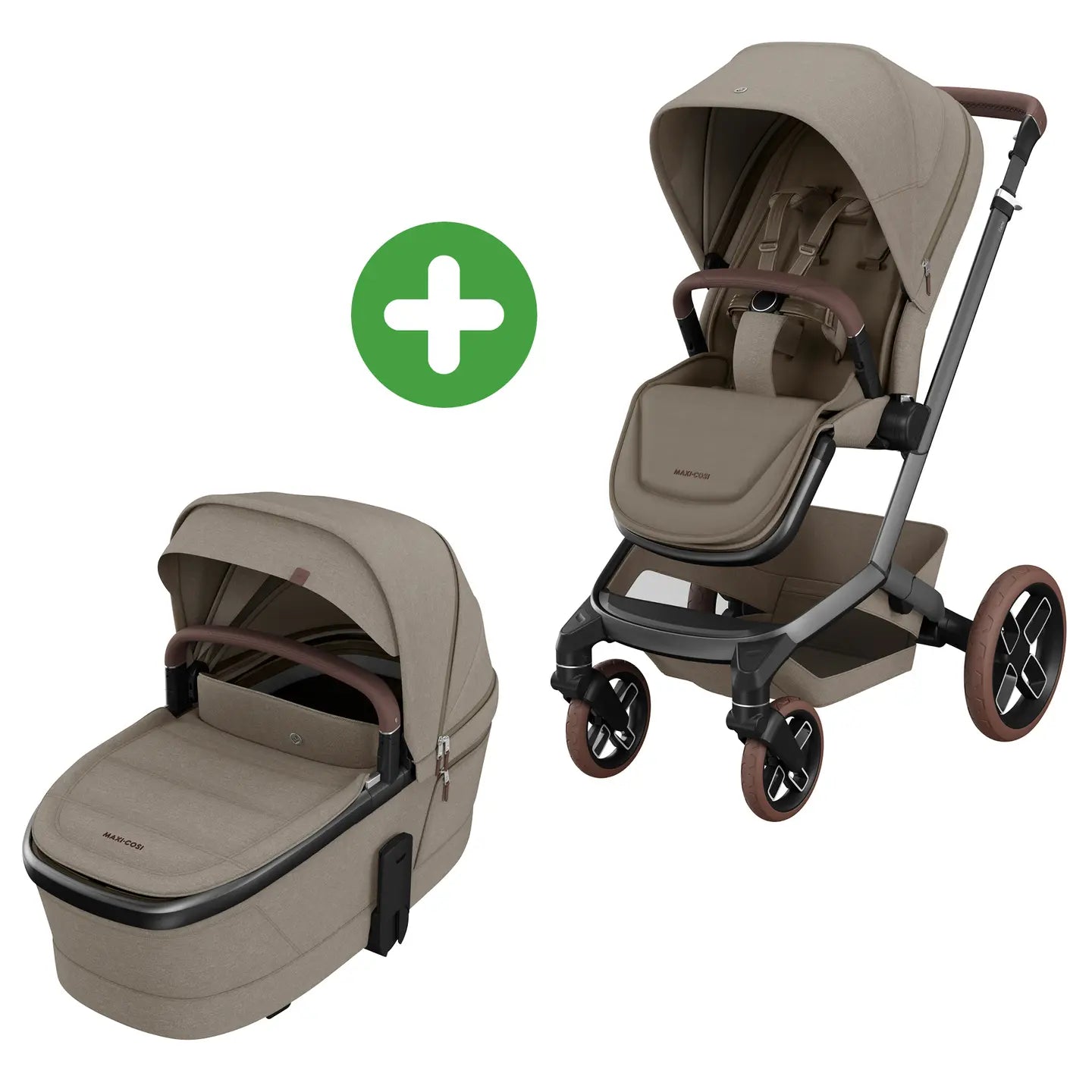 Maxi-Cosi Fame Buggy-Set: Kinderwagen mit Babywanne – ab Geburt bis 4 J