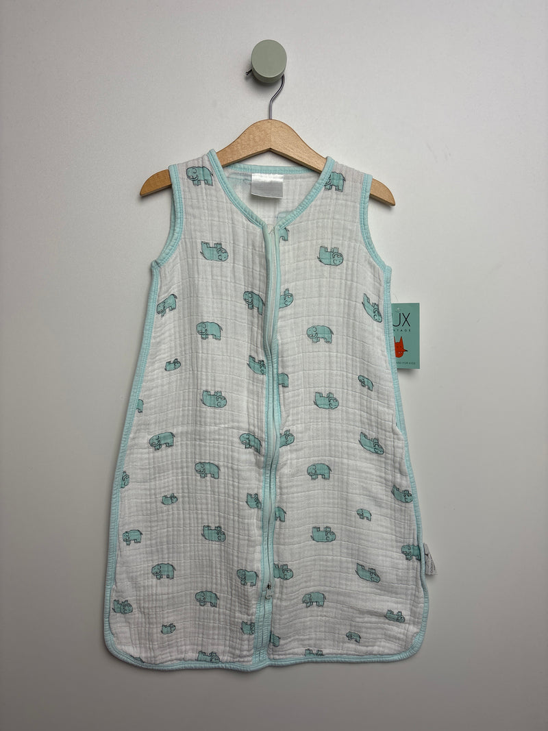 aden & anais schlafsack Musselin Schlafsack Elefanten • 70 cm • aden + anais