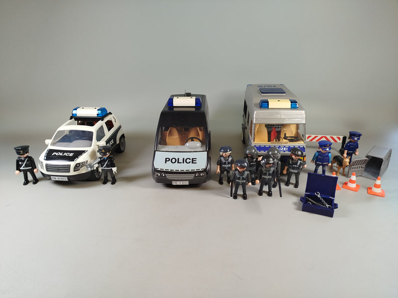 aufbewahrung playmobil fahrzeuge Nachhaltiges Playmobil Polizei Set – Fahrzeuge & Figuren