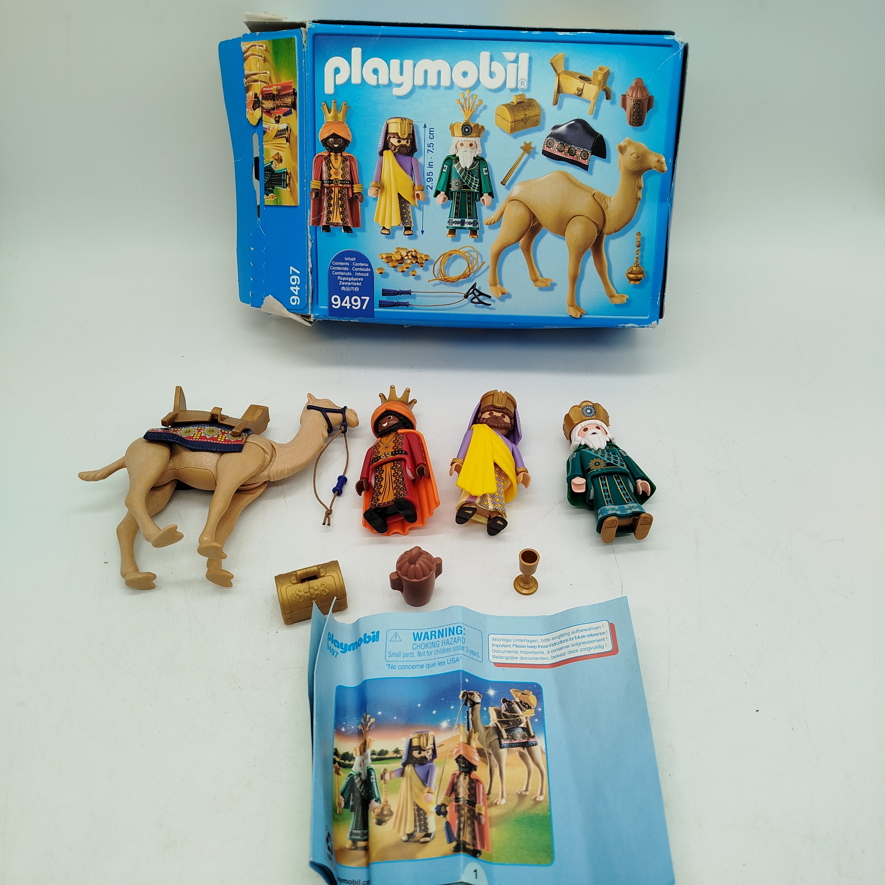 bitte sorgfältig aufbewahren Playmobil Heilige Drei Könige Set 9497