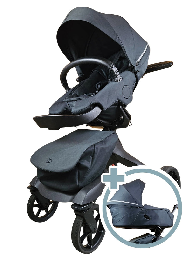stokke kinderwagen set preis Stokke Xplory Kombikinderwagen: Belüftet, UV-geschützt, Schwarz