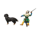 Schleich Bundle Ritter Merlin 70205 Prinz 70050 4 Teile Figuren & Hund