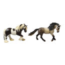 Schleich Tiere Bundle Pferde Mustang Andalusier Tinker 4 Teile Figuren