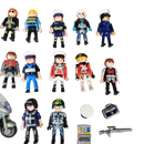 Playmobil Bundle Polizei 5187 9250 Set Figuren & Motorrad