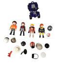 Playmobil Bundle Polizei Set von 13 Figuren, Polizeiauto & Zubehör