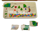 small foot Raupe Nimmersatt Schichtenpuzzle