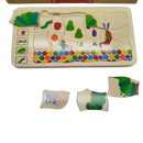 small foot Raupe Nimmersatt Schichtenpuzzle