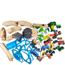 BRIO Bundle Holzeisenbahn Verkehr & Cargo Set Züge & Schienen