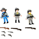 Playmobil Bundle Soldaten Set von 5 Spielfiguren & Zubehör