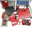 Playmobil Bundle Feuerwehr-Station Set Helikopter