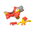 Playmobil Duck On Call 70911 Feuerwehrauto mit Flugzeug & Figur