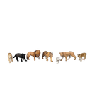 Schleich Bundle Wildkatzen 7 Teile Tierfiguren