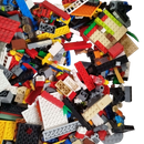 Konvolut LEGO ca. 1,2 kg Klemmbausteine & Minifiguren
