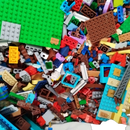 Konvolut LEGO Klemmbausteine & Grundplatten ca. 2,5 kg, ab 6 Jahre
