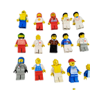 LEGO Bundle Vintage 19x Minifiguren Racing City Space