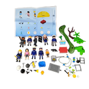 Playmobil Bundle Polizei & Feuerwehr Set von 10 Figuren & Zubehör