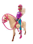 Mattel Bundle Reiten Set Puppe & Pferd mit Reitzubehör