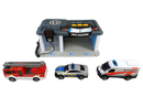simba dickie group Bundle Polizei & Rettung SOS-Station Set Fahrzeuge