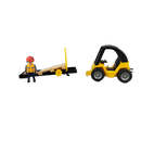 Playmobil Gabelstapler mit Fracht Fahrzeug