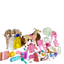 Barbie Bundle Schneewittchen Set von 4 Modepuppen & Pferd