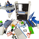 Playmobil Polizei-Kommandozentrale mit Gefängnis 6919 Polizeistation
