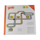 Goki Spielstraße 57422 Bodenpuzzle mit 2 Fahrzeugen