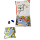 Goki Spielstraße 57422 Bodenpuzzle mit 2 Fahrzeugen