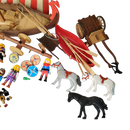 Playmobil Bundle Wikinger Schiff & Figuren