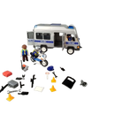 Playmobil Polizei Mannschaftswagen mit Motorrad & 3 Figuren