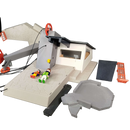 Playmobil Bundle Seilbahn Spielset Gondel & 2 Figuren