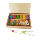 Forchtenberger Stäbchen Sortierspiel Holz Lernspiel