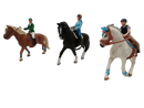 Schleich Tiere Bundle Pferde & Reiter 8 Teile Figuren