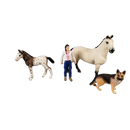 Schleich Bundle Tierärztin Mobil 42370, großes Set Pferd & Hund