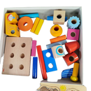 HABA & Eichhorn Bundle Set von 2 Steckspiel & Safari-Puzzle