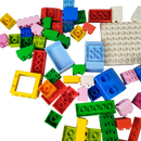 Konvolut LEGO DUPLO Bausteine & Grundplatte ca. 0,7 kg, ab 3 4 5 Jahre