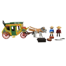 Playmobil Bundle Western Bank Kutsche & Pferde Figuren