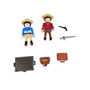 Playmobil Bundle Western Bank Kutsche & Pferde Figuren