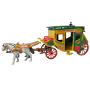 Playmobil Bundle Western Bank Kutsche & Pferde Figuren