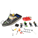 Playmobil Bundle Polizei Set von 6 Motorboot & Figuren