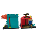 Hot Wheels Bundle Dino-Angriff & Speed Shop großes Spielset