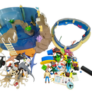 Playmobil Bundle Aquarium 9060 9063 7474 Set von 3 Figuren