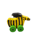 Tonies Nachziehtier Zebra mit Rädern