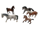 Schleich Tiere Bundle Pferde Mustang & Lipizzaner 5 Teile Figuren