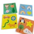 Vertbaudet Montessori Holzpuzzle & Tastspiel Lernspiel