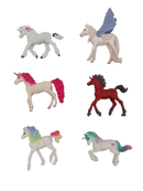 Schleich Bundle Einhorn Set Figuren mit Flügeln & bunten Mähnen