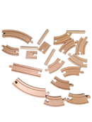 Bundle Holzeisenbahn großes Set Züge & Schienen