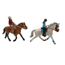 Schleich Bundle Pferde Set von 2 Reiterinnen