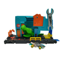 Hot Wheels Bundle City Gator Garage Set von 2 Werkstatt & Polizei